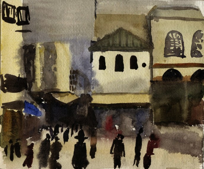 The Old city. Enter to shuk.