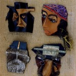 Scetches of jewish masks